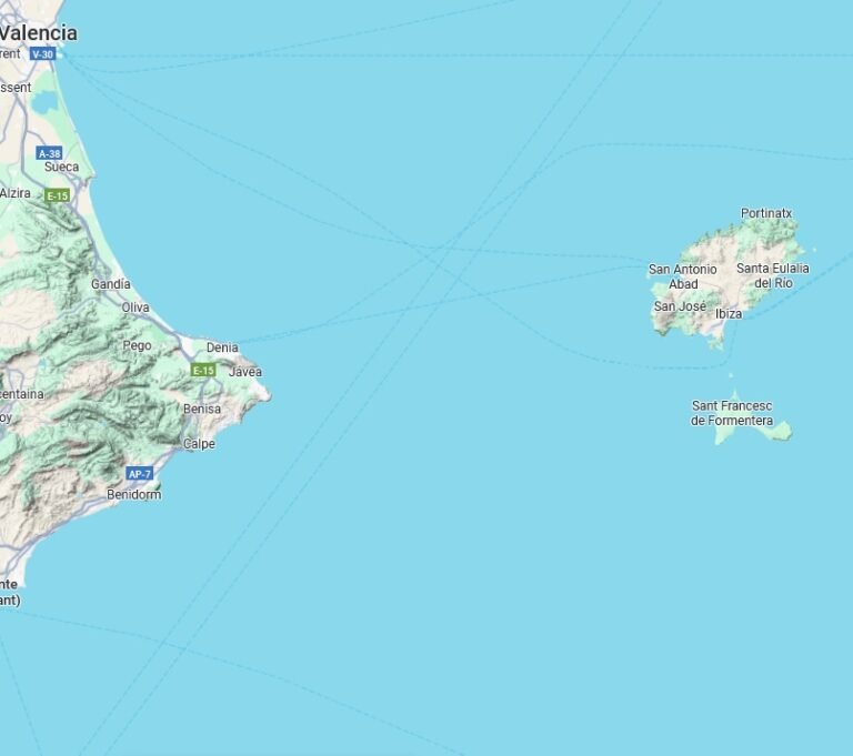 zona navegacion travesía